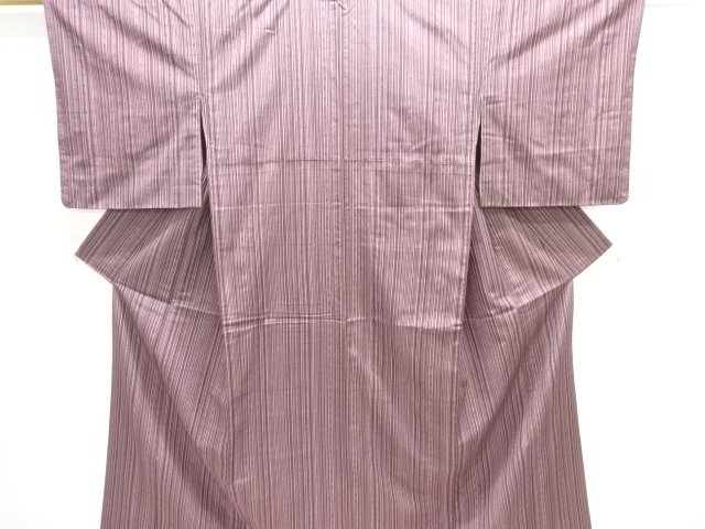 JAPANESE KIMONO / TSUMUGI / WOVEN GEOMETRIC
